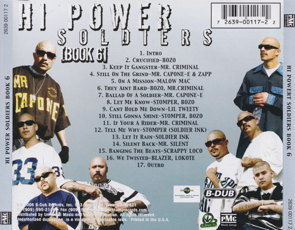 Hi Power Soldiers - Book 6 Chicano Rap
